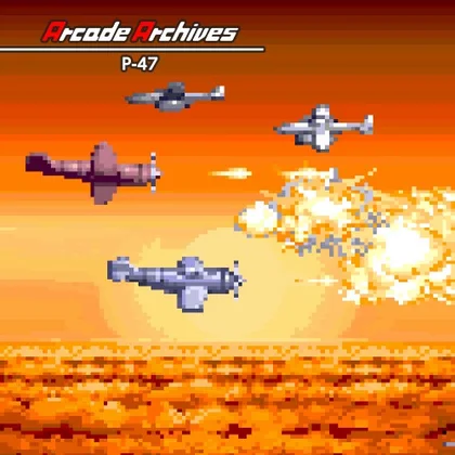 Arcade Archives P-47 cover art