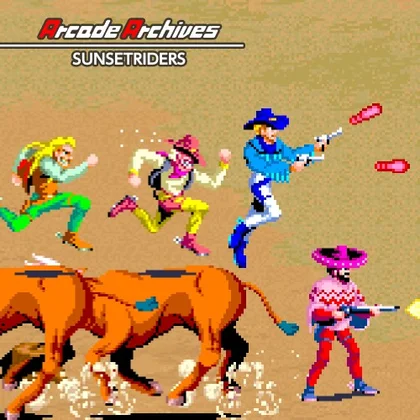 Arcade Archives SUNSETRIDERS cover art