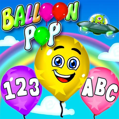Balloon Pop - Learning Games for preschool Kids & Toddlers - Learn numbers, letters, shapes and colours in 14 languages cover art