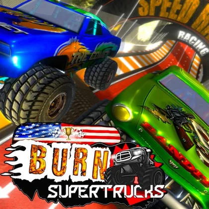 Burn! SuperTrucks cover art