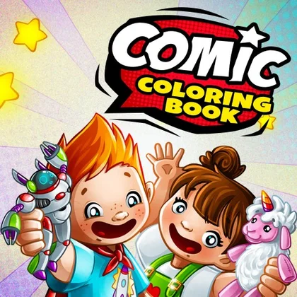 Comic Coloring Book - Complete Edition cover art