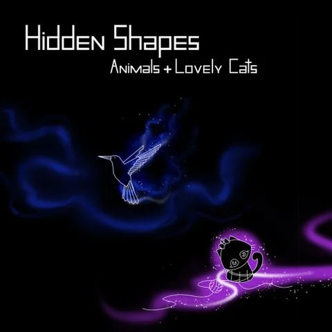Hidden Shapes: Animals + Lovely Cats cover art