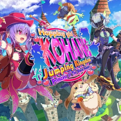 Hopping girl KOHANE Jumping Kingdom: Princess of the Black Rabbit cover art