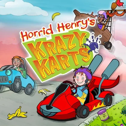 Horrid Henry's Krazy Karts cover art