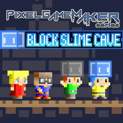 Pixel Game Maker Series BLOCK SLIME CAVE cover art
