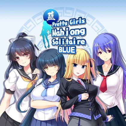 Pretty Girls Mahjong Solitaire - Blue cover art
