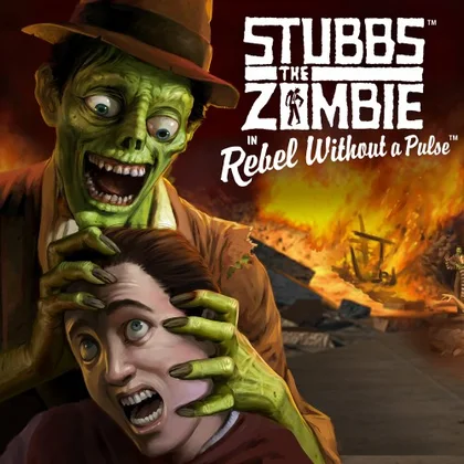 Stubbs the Zombie in Rebel Without a Pulse cover art