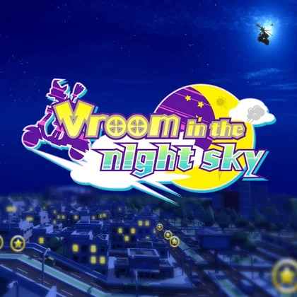 Vroom in the night sky cover art
