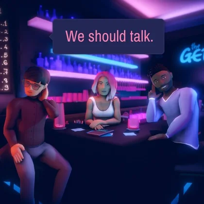 We should talk. cover art