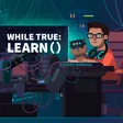 while True: learn() cover art