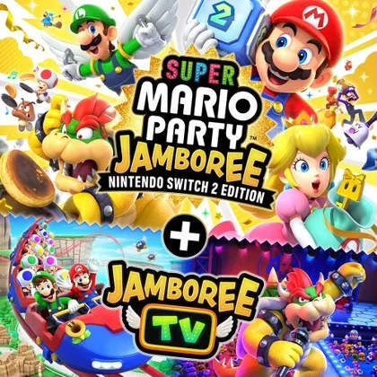 Super Mario Party Jamboree – Nintendo Switch 2 Edition + Jamboree TV cover art