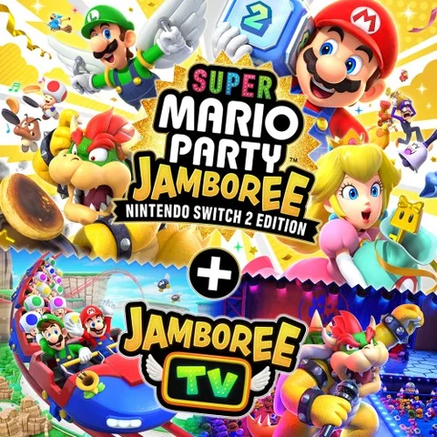 Super Mario Party Jamboree – Nintendo Switch 2 Edition + Jamboree TV cover art