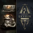 The Elder Scrolls V: Skyrim Anniversary Edition + Fallout 4: Anniversary Edition Bundle cover art