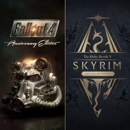 The Elder Scrolls V: Skyrim Anniversary Edition + Fallout 4: Anniversary Edition Bundle cover art