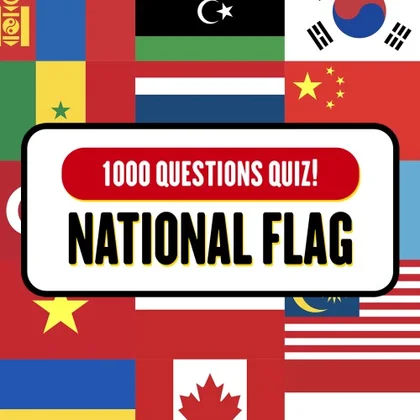 1000 Questions Quiz! national flag cover art