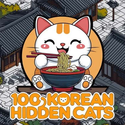 100 Korean Hidden Cats cover art