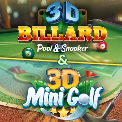 3D Billiards & 3D MiniGolf Bundle cover art
