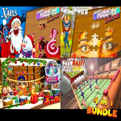 4 in 1 Bundle creative puzzles & table football cover art