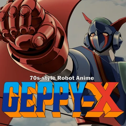 70s-style Robot Anime Geppy-X cover art