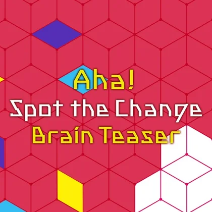 Aha! Spot the Change Brain Teaser cover art