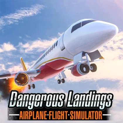 Airplane Flight Simulator : Dangerous Landings cover art