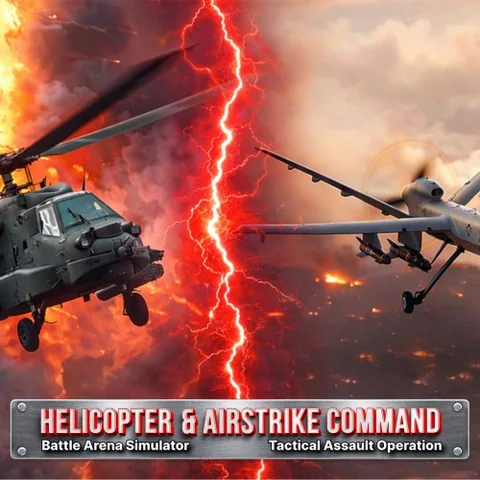 AirStrike Command: Tactical Assault Operation & Helicopter Battle Arena Simulator cover art