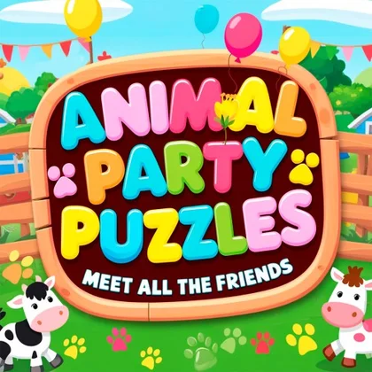 Animal Party Puzzles: Meet All the Friends cover art