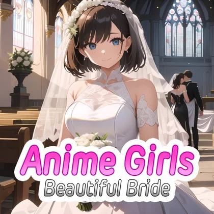 Anime Girls: Beautiful Bride cover art
