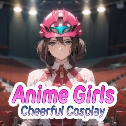 Anime Girls: Cheerful Cosplay cover art