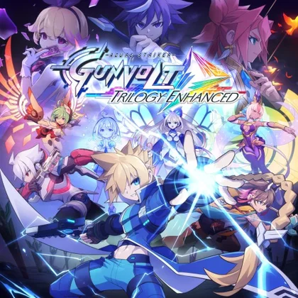 Azure Striker Gunvolt Trilogy Enhanced cover art