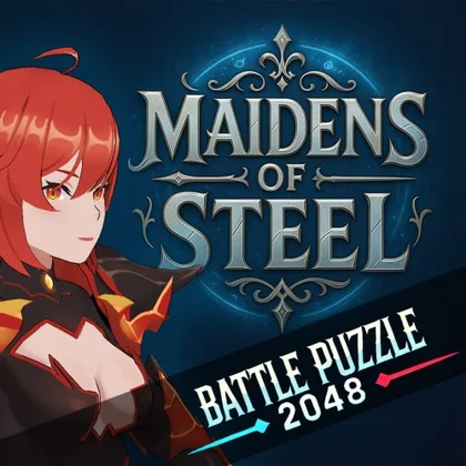Battle Puzzle 2048 - Maidens of Steel cover art