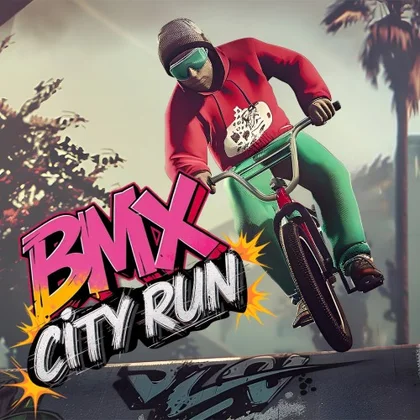 BMX CITY RUN cover art