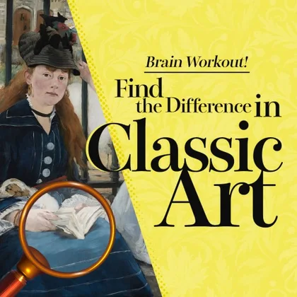 Brain Workout! Find the Difference in Classic Art cover art