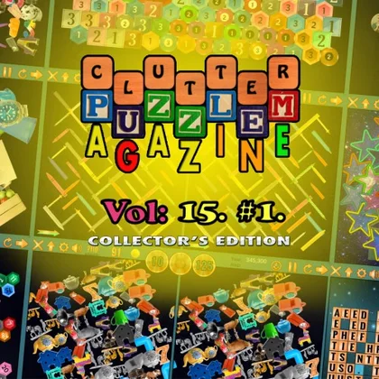 Clutter Puzzle Magazine Vol. 15 No. 1 Collector's Edition cover art
