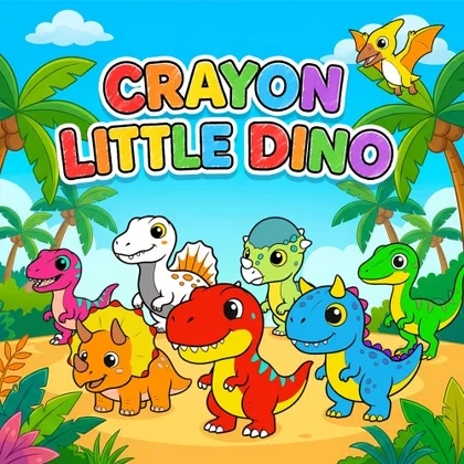 CRAYON LITTLE DINO cover art