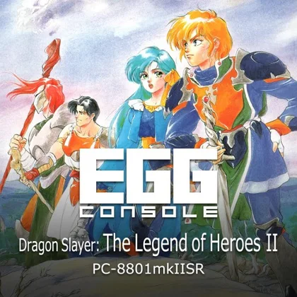 EGGCONSOLE Dragon Slayer: The Legend of Heroes II PC-8801mkIISR cover art