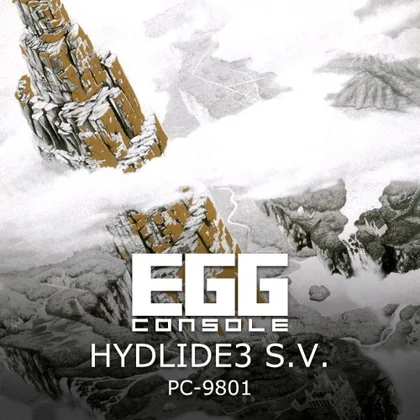 EGGCONSOLE HYDLIDE3 S.V. PC-9801 cover art