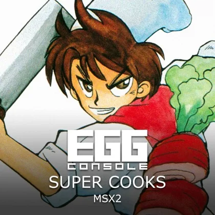 EGGCONSOLE SUPER COOKS MSX2 cover art