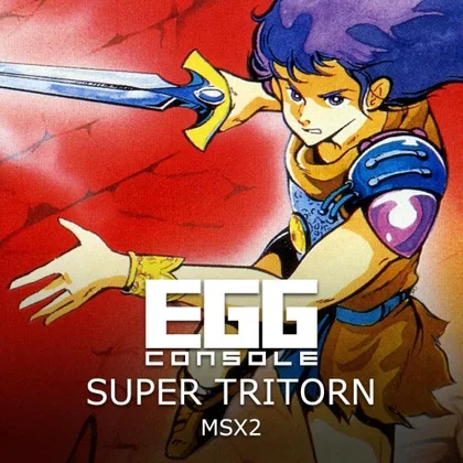 EGGCONSOLE SUPER TRITORN MSX2 cover art