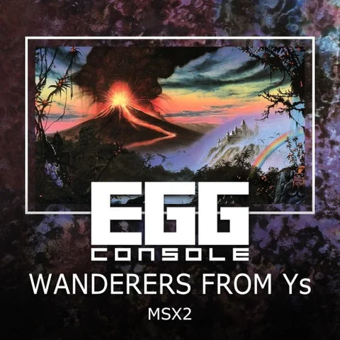 EGGCONSOLE WANDERERS FROM Ys MSX2 cover art