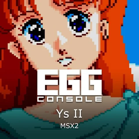 EGGCONSOLE Ys II MSX2 cover art