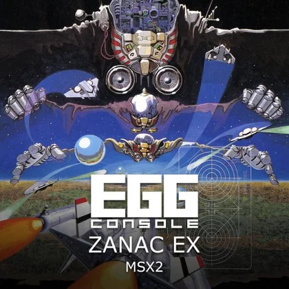 EGGCONSOLE ZANAC EX MSX2 cover art