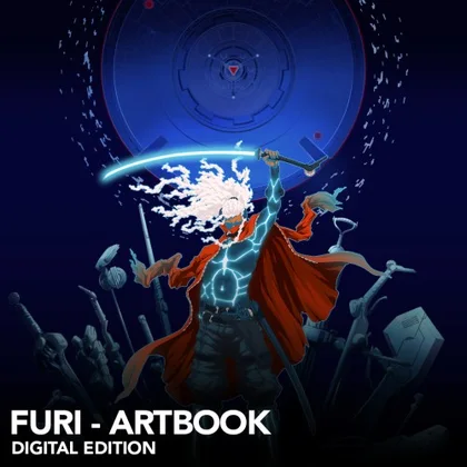 Furi - Artbook cover art