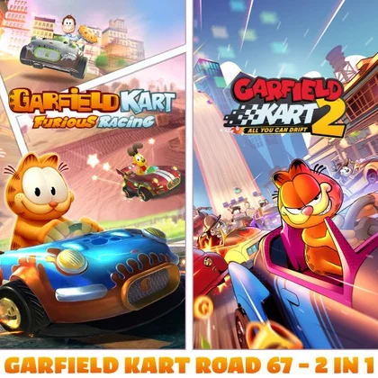 Garfield Kart Road 67 - 2 in 1 cover art
