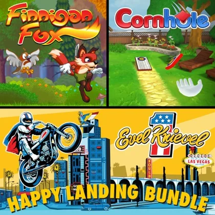Happy Landing Bundle: Evel Knievel + Finnigan Fox + Cornhole cover art