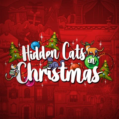 Hidden Cats in Christmas cover art