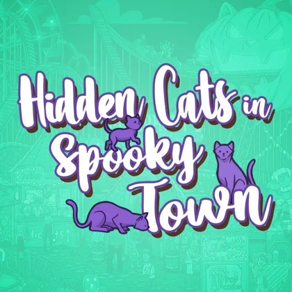 Hidden Cats in Spooky Town cover art
