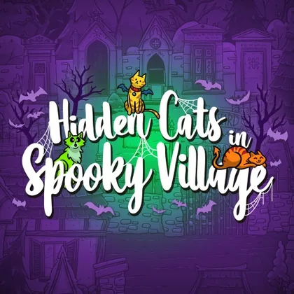 Hidden Cats in Spooky Village cover art