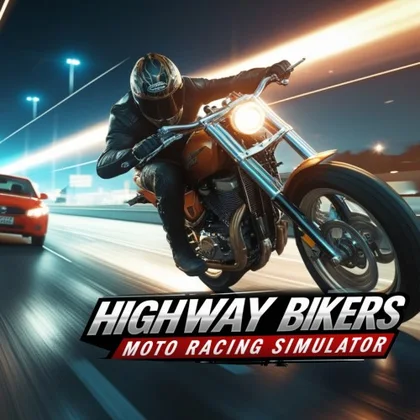 Highway Bikers: Moto Racing Simulator cover art