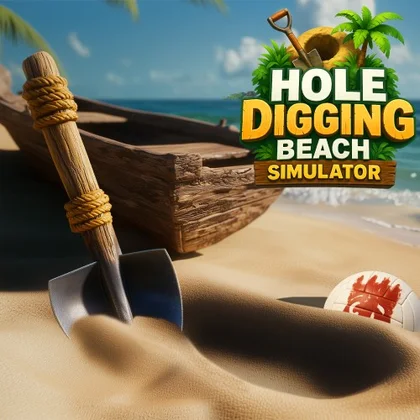 Hole Digging Beach Simulator cover art